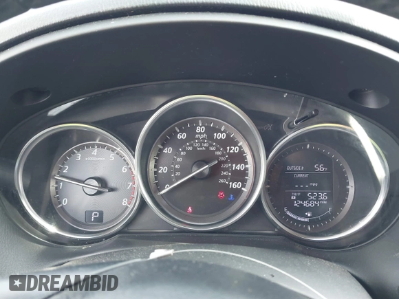 2014 Mazda CX-5 Touring with VIN JM3KE2CY9E0333951, listed as a IAAI auction lot 41825345 with 124,684 mi miles. Bid and sale history available at carsss.com. Image 7.