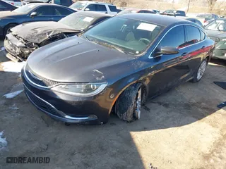 2015 Chrysler 200 Limited with VIN 1C3CCCAB5FN710615, listed as a IAAI auction lot 41645183 with 172,704 mi miles. Bid and sale history available at carsss.com. Image 17.