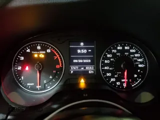 2017 Audi A3 Sedan Premium Plus with VIN WAUJ8GFF1H1036428, listed as a Copart auction lot 68144473 with 57,477 mi miles and Salvage Title. Bid and sale history available at carsss.com. Image 9.