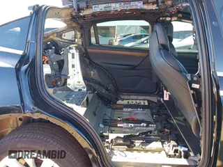 2019 Tesla Model X 75D with VIN 5YJXCDE2XKF161371, listed as a IAAI auction lot 41174741 with 34,979 mi miles. Bid and sale history available at carsss.com. Image 8.