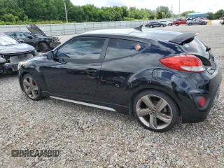 2013 Hyundai Veloster Turbo with VIN KMHTC6AE2DU177578, listed as a Copart auction lot 60901785 with Not provided miles and Salvage title. Bid and sale history available at DreamBid. Image 2.