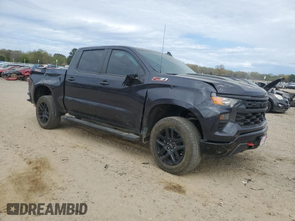 2022 Chevrolet Silverado 1500 Custom Trail Boss with VIN 3GCPDCEK9NG574548, listed as a Copart auction lot 50607135 with 66,370 mi miles and Clean Title. Bid and sale history available at DreamBid. Image 4.