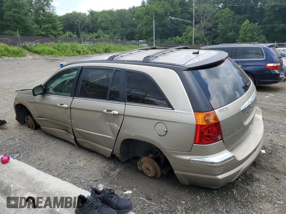 2008 Chrysler Pacifica with VIN 2A8GM78X68R658199, listed as a Copart auction lot 62689435 with 126,562 mi miles and Salvage title. Bid and sale history available at DreamBid. Image 2.