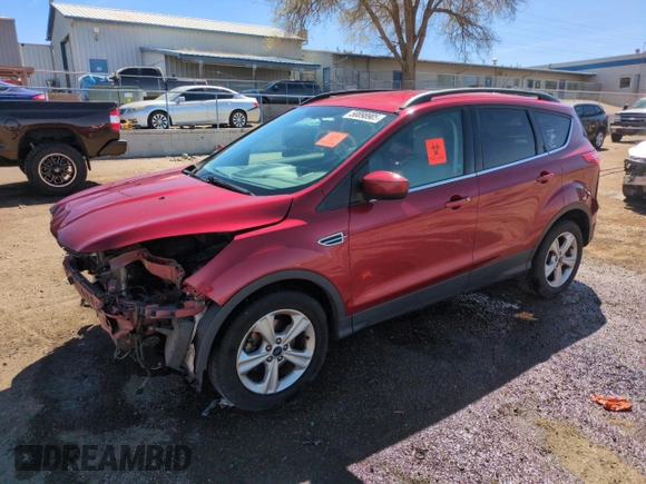 2016 Ford Escape SE with VIN 1FMCU0GXXGUB98394, listed as a Copart auction lot 50098905 with 168,624 mi miles and Salvage Title. Bid and sale history available at carsss.com. Image 1.