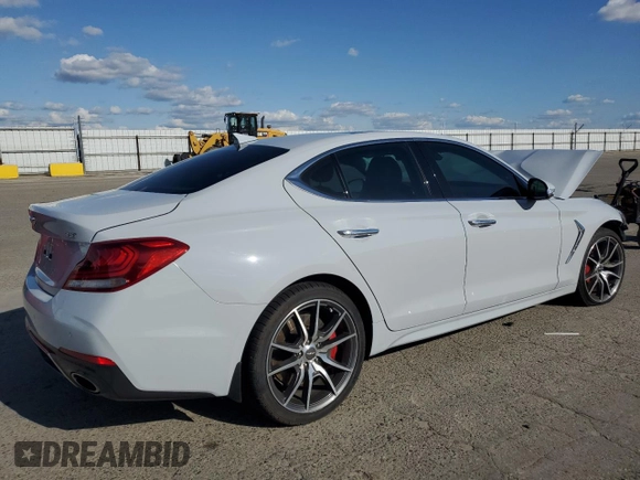 2019 Genesis G70 Advanced with VIN KMTG34LE3KU039652, listed as a Copart auction lot 51815815 with 44,403 mi miles and Salvage Title. Bid and sale history available at DreamBid. Image 3.