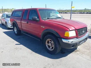 2001 Ford Ranger XL Fleet with VIN 1FTZR15E31PA53677, listed as a IAAI auction lot 41866649 with 121,968 mi miles. Bid and sale history available at carsss.com. Image 1.