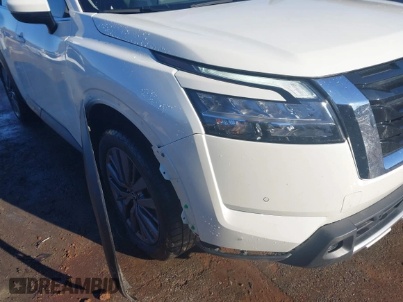 2022 Nissan Pathfinder SL with VIN 5N1DR3CD4NC255923, listed as a IAAI auction lot 41576437 with 30,751 mi miles and . Bid and sale history available at DreamBid. Image 6.