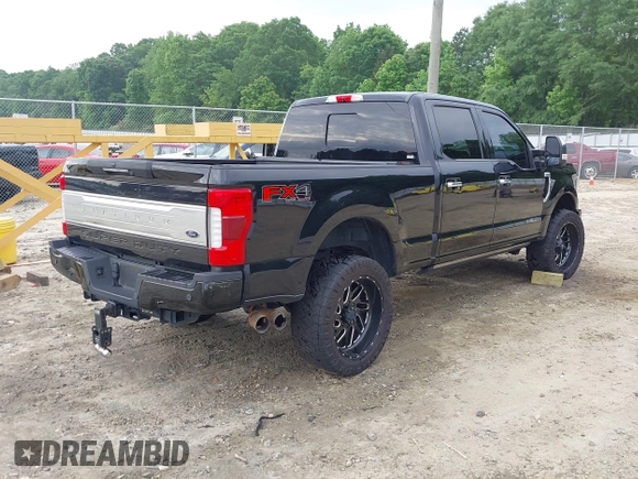 2019 Ford F-250 XL with VIN 1FT7W2BT3KED98410, listed as a IAAI auction lot 42166835 with 187,659 mi miles and . Bid and sale history available at DreamBid. Image 4.