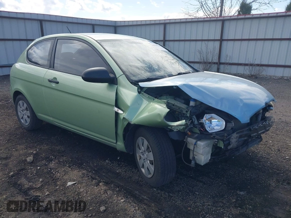 2008 Hyundai Accent GS with VIN KMHCM36C28U064545, listed as a IAAI auction lot 41958102 with 120,679 mi miles. Bid and sale history available at carsss.com. Image 1.