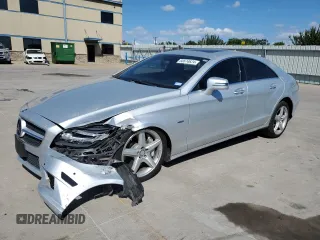 2012 Mercedes-Benz CLS-Class CLS 550 with VIN WDDLJ7DB4CA017287, listed as a Copart auction lot 60674624 with 94,203 mi miles and Salvage Title. Bid and sale history available at carsss.com. Image 1.