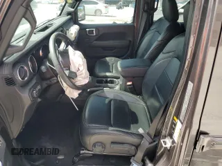 2021 Jeep Wrangler Unlimited Sahara с VIN 1C4HJXEN9MW574788, выставлен на аукционе Copart как лот 55109505 с пробегом 21 974 миль миль и Списание • Salvage title. История ставок и продаж доступна на DreamBid. Изображение 7.