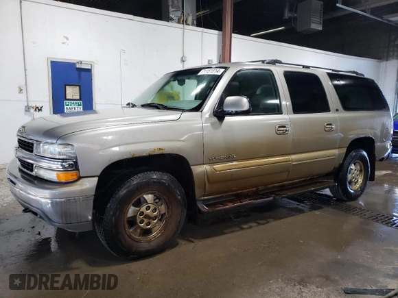 2002 Chevrolet Suburban LT with VIN 1GNFK16Z12J225970, listed as a Copart auction lot 71151514 with 193,743 mi miles and Non Repairable. Bid and sale history available at carsss.com. Image 1.