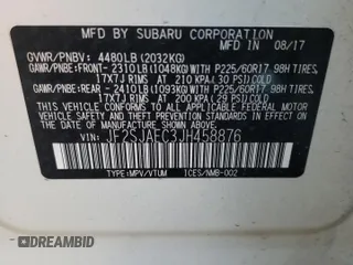 2018 Subaru Forester Premium with VIN JF2SJAEC3JH458876, listed as a Copart auction lot 66654062 with 128,263 mi miles. Bid and sale history available at carsss.com. Image 10.