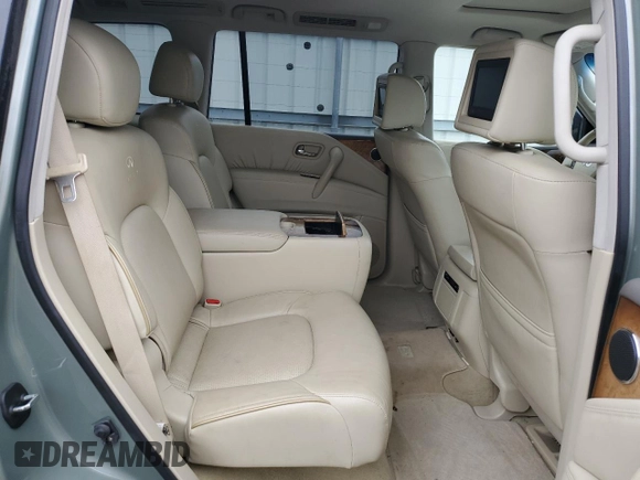 2011 Infiniti QX56 7-passenger with VIN JN8AZ2NE8B9006786, listed as a Copart auction lot 81556984 with 164,074 mi miles and Non Repairable. Bid and sale history available at carsss.com. Image 11.