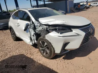 2021 Lexus NX 300h with VIN JTJGJRDZ6M5013303, listed as a Copart auction lot 58749335 with 25,676 mi miles and Salvage title. Bid and sale history available at DreamBid. Image 4.