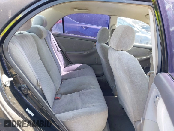 2006 Toyota Corolla CE with VIN 1NXBR32E06Z751248, listed as a IAAI auction lot 42163820 with 185,373 mi miles and . Bid and sale history available at DreamBid. Image 8.