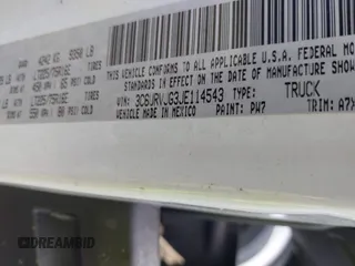 2018 Ram ProMaster Cargo with VIN 3C6URVJG3JE114543, listed as a IAAI auction lot 39218428 with 194,482 mi miles. Bid and sale history available at carsss.com. Image 9.