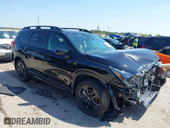 2024 Subaru Ascent Onyx with VIN 4S4WMAHD5R3461441, listed as a IAAI auction lot 41860699 with 4,188 mi miles and . Bid and sale history available at DreamBid. Image 1.