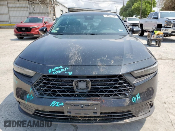 2024 Honda Accord Sport с VIN 1HGCY2F54RA025786, выставлен на аукционе Copart как лот 57881195 с пробегом 29 593 миль миль и Списание • Salvage title. История ставок и продаж доступна на DreamBid. Изображение 5.