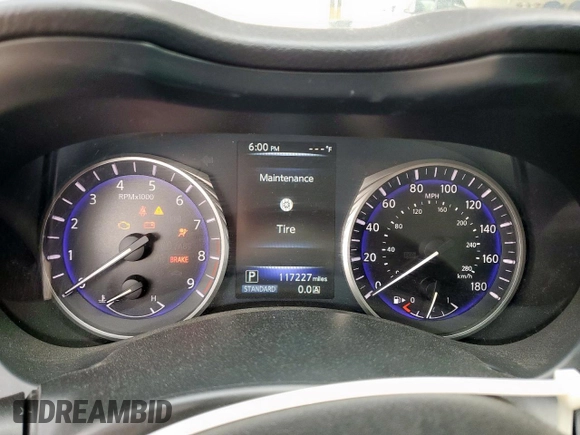 2015 Infiniti Q50 Premium with VIN JN1BV7AP6FM335248, listed as a Copart auction lot 61015275 with 117,227 mi miles and Clean title. Bid and sale history available at DreamBid. Image 9.