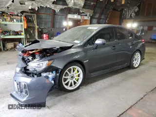 2020 Subaru WRX STI with VIN JF1VA2E65L9818521, listed as a Copart auction lot 57142425 with 37,495 mi miles and Salvage title. Bid and sale history available at DreamBid. Image 1.