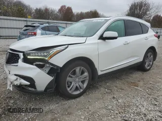 2020 Acura RDX w/Advance Pkg with VIN 5J8TC2H7XLL022755, listed as a Copart auction lot 81921734 with 112,489 mi miles and Salvage Title. Bid and sale history available at carsss.com. Image 1.