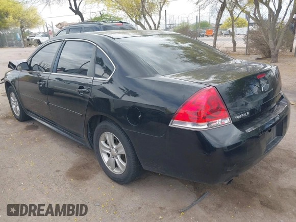 2013 Chevrolet Impala LS with VIN 2G1WF5E39D1109102, listed as a IAAI auction lot 42010215 with 108,480 mi miles and . Bid and sale history available at DreamBid. Image 3.