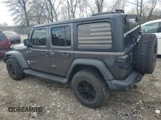 2018 Jeep Wrangler Unlimited Sport с VIN 1C4HJXDG2JW203017, выставлен на аукционе Copart как лот 51580585 с пробегом 84 377 миль миль и Списание • Salvage title. История ставок и продаж доступна на DreamBid. Изображение 2.