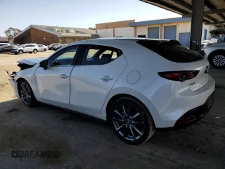 2020 Mazda Mazda3 Hatchback with VIN JM1BPALM8L1161025, listed as a Copart auction lot 48594815 with 43,326 mi miles and Salvage Title. Bid and sale history available at carsss.com. Image 2.