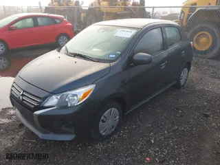 2024 Mitsubishi Mirage ES with VIN ML32AUHJ3RH032257, listed as a IAAI auction lot 41875696 with 6,900 mi miles. Bid and sale history available at carsss.com. Image 2.