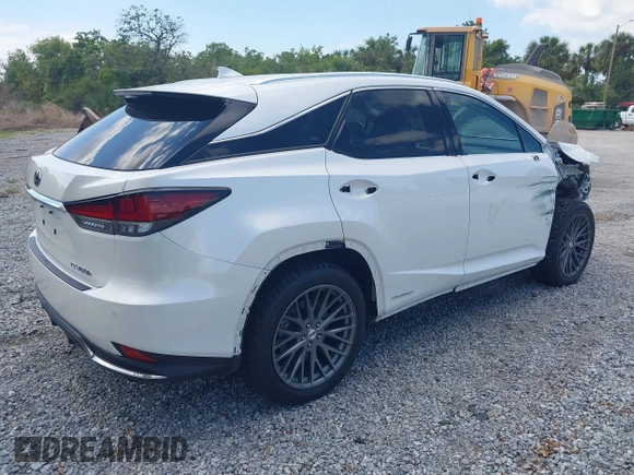 2021 Lexus RX with VIN 2T2JGMDA9MC058061, listed as a IAAI auction lot 42031419 with 40,698 mi miles. Bid and sale history available at carsss.com. Image 4.
