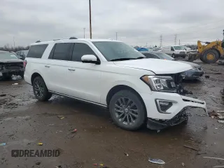 2021 Ford Expedition Max Limited with VIN 1FMJK1KT9MEA19727, listed as a Copart auction lot 51141425 with 78,211 mi miles and Salvage title. Bid and sale history available at DreamBid. Image 4.