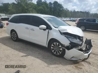 2022 Honda Odyssey EX-L с VIN 5FNRL6H71NB002691, выставлен на аукционе Copart как лот 51344185 с пробегом 62 820 миль миль и Списание • Salvage title. История ставок и продаж доступна на DreamBid. Изображение 4.