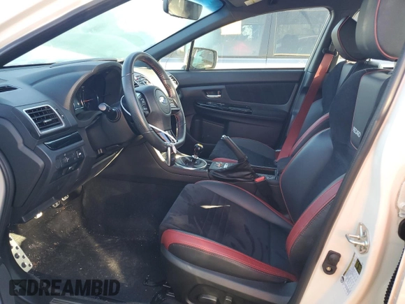 2021 Subaru WRX STI with VIN JF1VA2S69M9811240, listed as a Copart auction lot 81196594 with 29,333 mi miles and Salvage title. Bid and sale history available at DreamBid. Image 7.