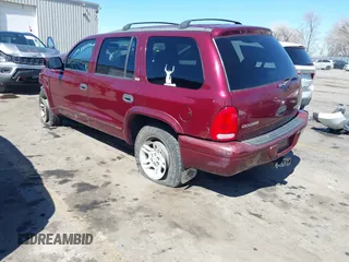 2002 Dodge Durango SLT with VIN 1B4HS48N42F142160, listed as a IAAI auction lot 41878384 with 201,581 mi miles and . Bid and sale history available at DreamBid. Image 3.