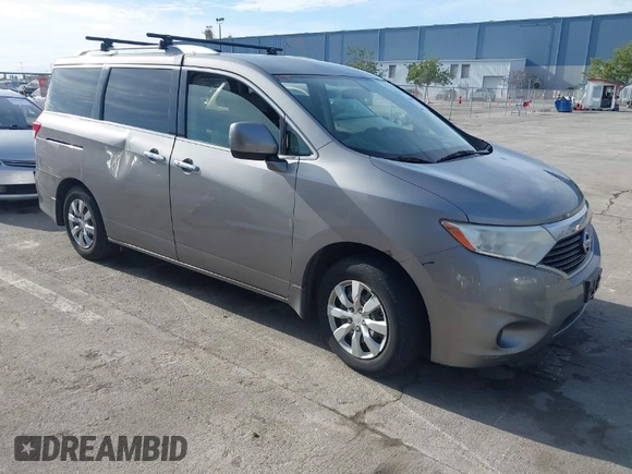 2012 Nissan Quest SL with VIN JN8AE2KP8C9043064, listed as a IAAI auction lot 41609087 with 153,635 mi miles and . Bid and sale history available at DreamBid. Image 1.