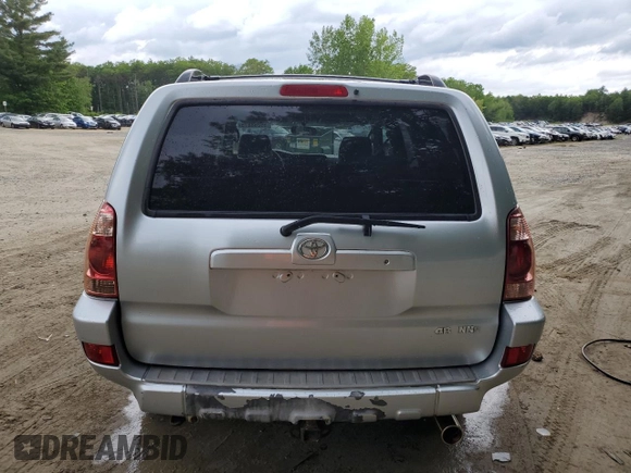 2004 Toyota 4Runner SR5 with VIN JTEBU14R540031838, listed as a Copart auction lot 59268875 with 133,171 mi miles and Clean title. Bid and sale history available at DreamBid. Image 6.