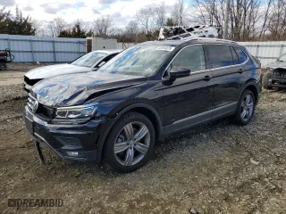2018 Volkswagen Tiguan SEL Premium with VIN 3VV4B7AX8JM004295, listed as a Copart auction lot 43994875 with 53,569 mi miles and Salvage Title. Bid and sale history available at carsss.com. Image 1.