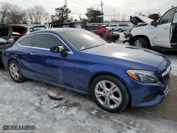 2017 Mercedes-Benz C-Class C 300 with VIN WDDWJ4KB0HF338011, listed as a Copart auction lot 89397815 with NaN miles and Salvage Title. Bid and sale history available at carsss.com. Image 4.