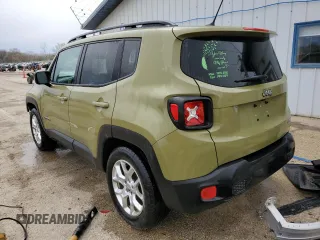 2015 Jeep Renegade Latitude with VIN ZACCJABTXFPB82218, listed as a Copart auction lot 51634875 with 185,757 mi miles and Salvage Title. Bid and sale history available at carsss.com. Image 2.