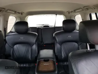 2012 Infiniti QX56 7-passenger with VIN JN8AZ2NE5C9016354, listed as a Copart auction lot 53390775 with 209,990 mi miles and Salvage Title. Bid and sale history available at carsss.com. Image 10.