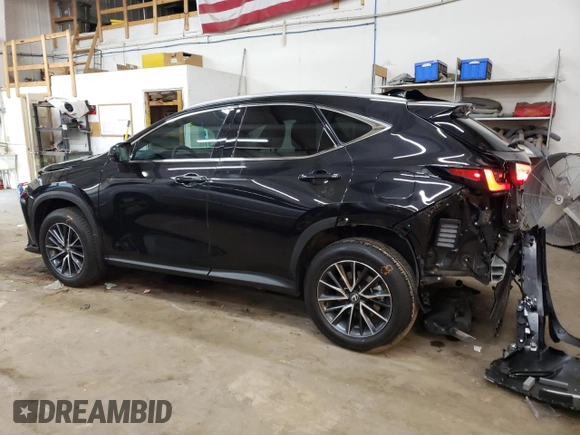 2025 Lexus NX 350h with VIN 2T2AKCEZ2SC037787, listed as a Copart auction lot 79583614 with 6,629 mi miles and Salvage Title. Bid and sale history available at DreamBid. Image 2.
