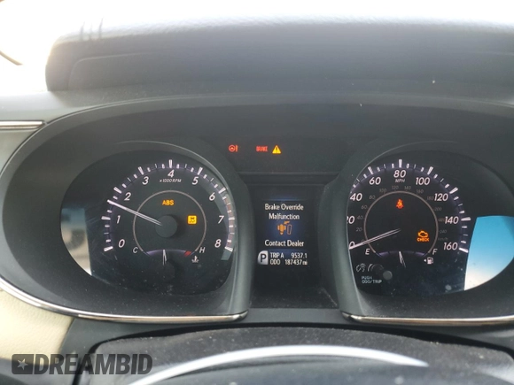 2016 Toyota Avalon Limited with VIN 4T1BK1EB4GU193724, listed as a Copart auction lot 46793865 with 187,437 mi miles and Clean Title. Bid and sale history available at DreamBid. Image 9.