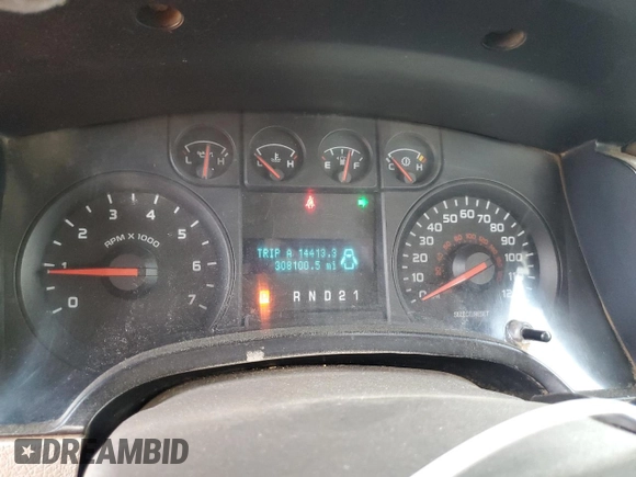 2010 Ford F-150 XL with VIN 1FTEX1EW1AFA91959, listed as a Copart auction lot 48774095 with 308,100 mi miles and Salvage Title. Bid and sale history available at carsss.com. Image 9.
