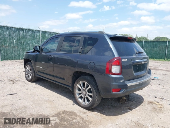 2016 Jeep Compass High Altitude Edition with VIN 1C4NJCEA3GD536062, listed as a IAAI auction lot 39685307 with 90,247 mi miles. Bid and sale history available at carsss.com. Image 3.