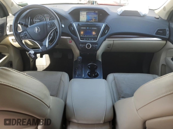 2014 Acura MDX Advance with VIN 5FRYD4H88EB026703, listed as a Copart auction lot 56964525 with 75,734 mi miles and Salvage title. Bid and sale history available at DreamBid. Image 8.