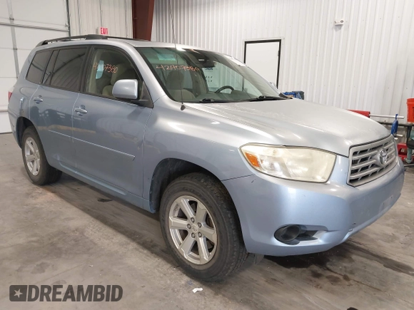 2009 Toyota Highlander z VIN JTEES41A692125192, wystawiony jako IAAI lot #42407380 z przebiegiem 362 168 mil mil oraz . Historia ofert i sprzedaży dostępna na DreamBid. Obrazek 1.