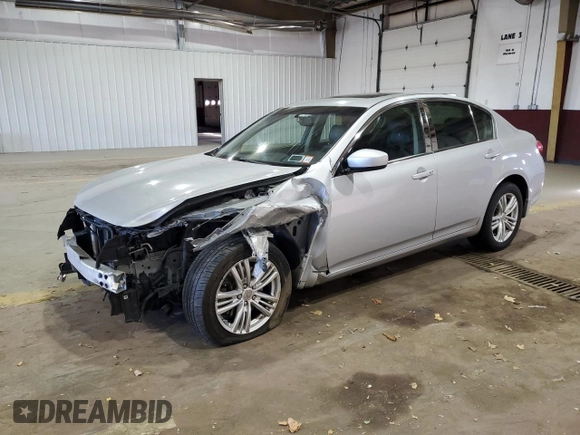 2015 Infiniti Q40 with VIN JN1CV6AR1FM524678, listed as a Copart auction lot 80853524 with 0 mi miles and Salvage Title. Bid and sale history available at carsss.com. Image 1.