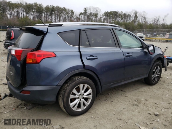 2014 Toyota RAV4 Limited with VIN 2T3DFREV7EW210395, listed as a Copart auction lot 48763165 with 0 mi miles and Salvage Title. Bid and sale history available at carsss.com. Image 3.