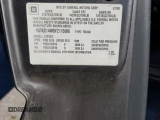 2000 GMC New Sierra 1500 SL with VIN 1GTEC14W6YZ113086, listed as a Copart auction lot 83333234 with 309,827 mi miles and Salvage Title. Bid and sale history available at carsss.com. Image 14.